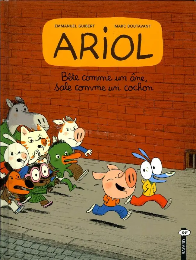 Couverture de l'album Ariol Tome 3 Bête comme un âne, sale comme un cochon