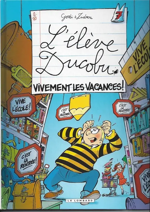 Couverture de l'album L'Élève Ducobu Tome 7 Vivement les vacances !