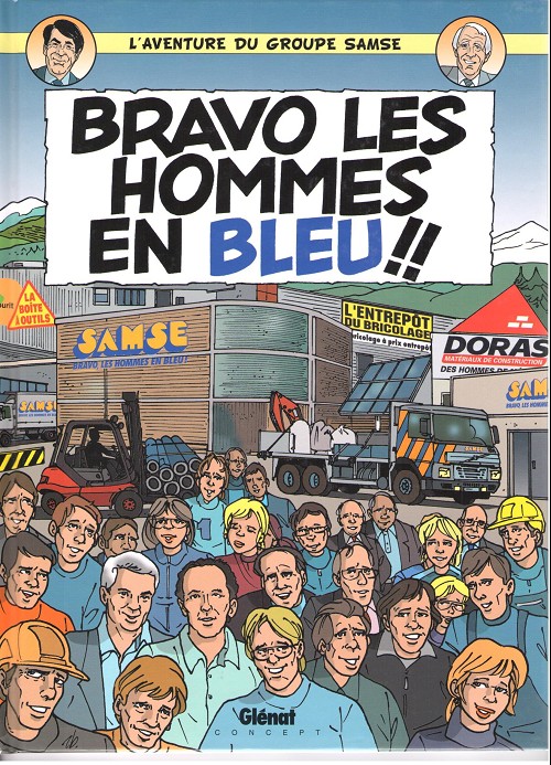 Couverture de l'album L'Aventure du groupe Samse Tome 1 Bravo les hommes en bleu !!