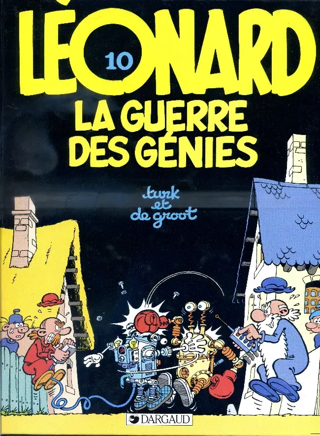 Couverture de l'album Léonard Tome 10 La guerre des génies