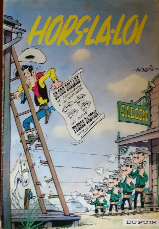 Couverture de l'album Lucky Luke Tome 6 Hors-la-loi