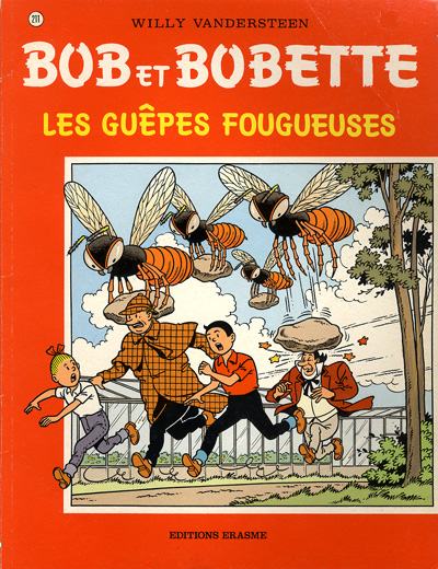Couverture de l'album Bob et Bobette Tome 211 Les guêpes fougueuses