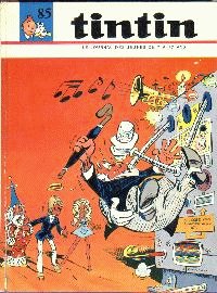 Couverture de l'album Tintin Tome 85 Tintin album du journal (n° 1132 à 1145)