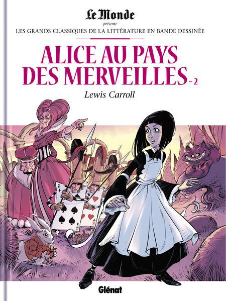 Couverture de l'album Les Grands Classiques de la littérature en bande dessinée Tome 48 Alice au pays des merveilles - 2
