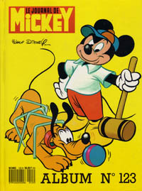 Couverture de l'album Le Journal de Mickey Album N° 123