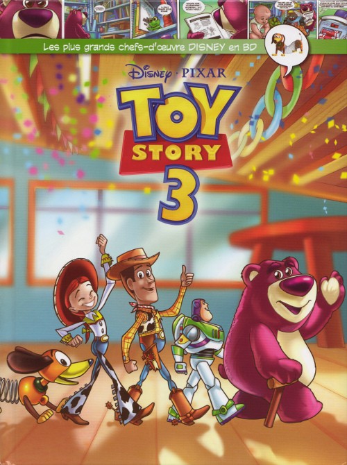 Couverture de l'album Les plus grands chefs-d'œuvre Disney en BD Tome 52 Toy Story 3
