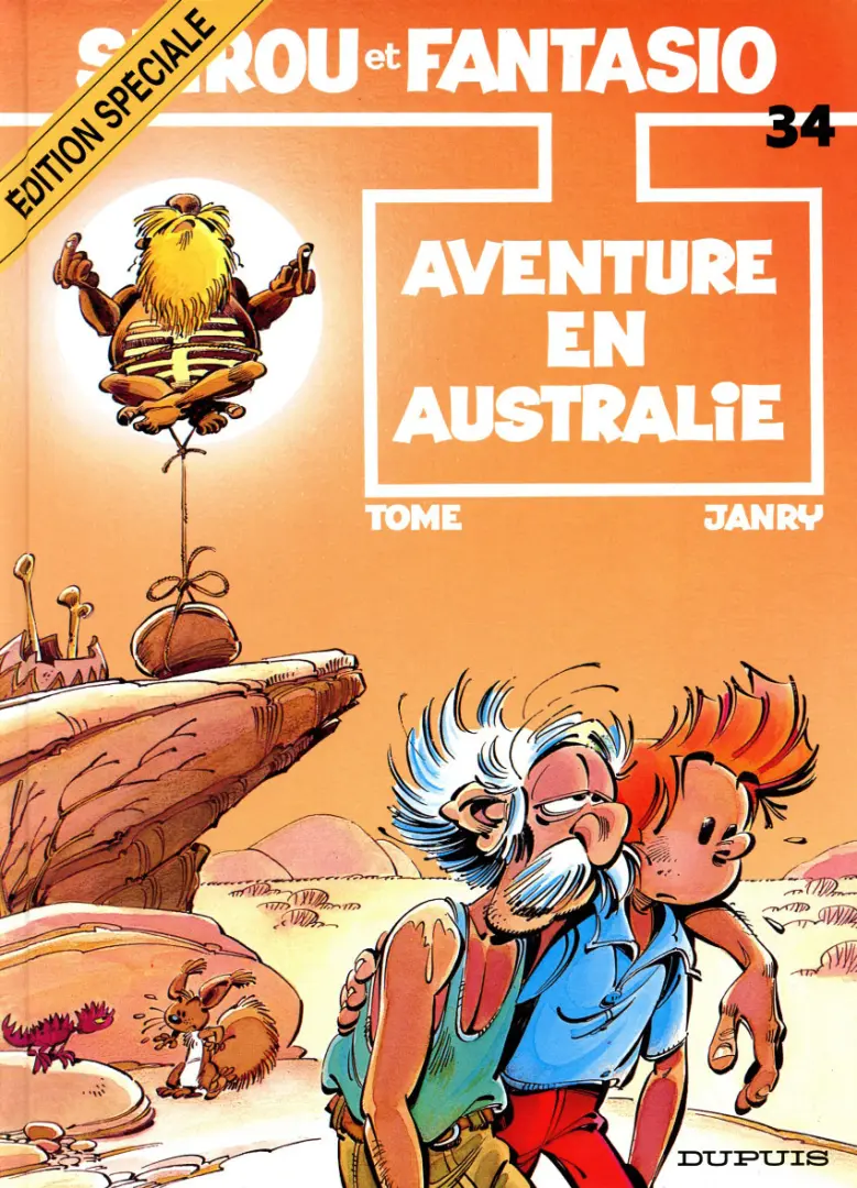 Couverture de l'album Spirou et Fantasio Tome 34 Aventure en Australie