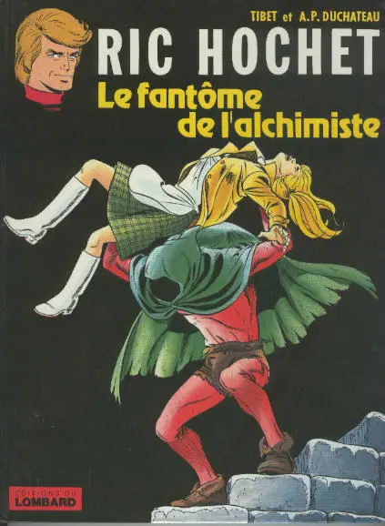 Couverture de l'album Ric Hochet Tome 30 Le fantôme de l'alchimiste