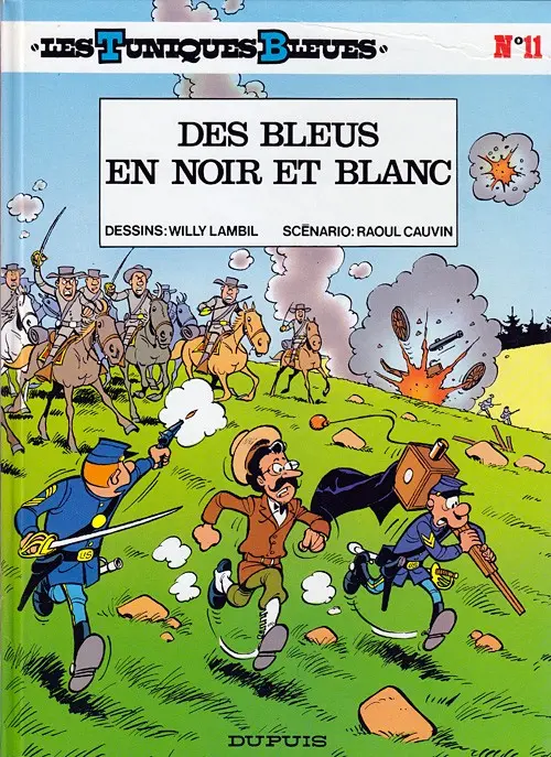 Couverture de l'album Les Tuniques Bleues Tome 11 Des bleus en noir et blanc