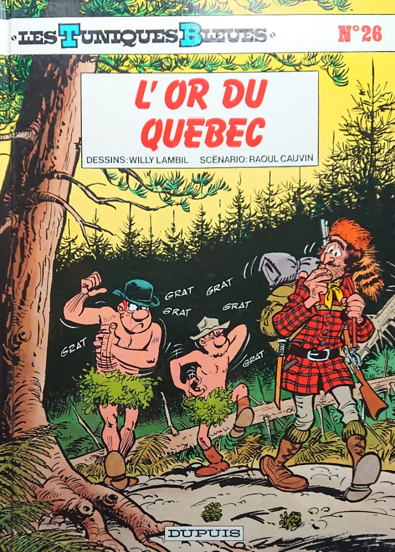 Couverture de l'album Les Tuniques Bleues Tome 26 L'or du Québec