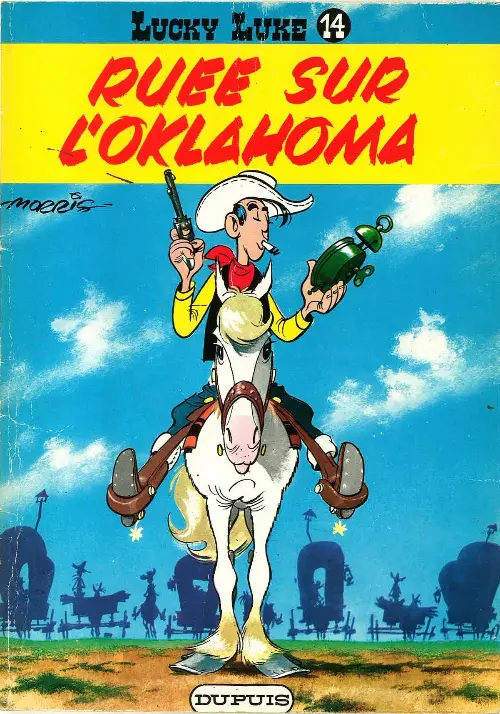 Couverture de l'album Lucky Luke Tome 14 Ruée sur l'Oklahoma