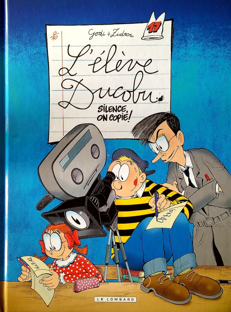 Couverture de l'album L'Élève Ducobu Tome 17 Silence, on copie !