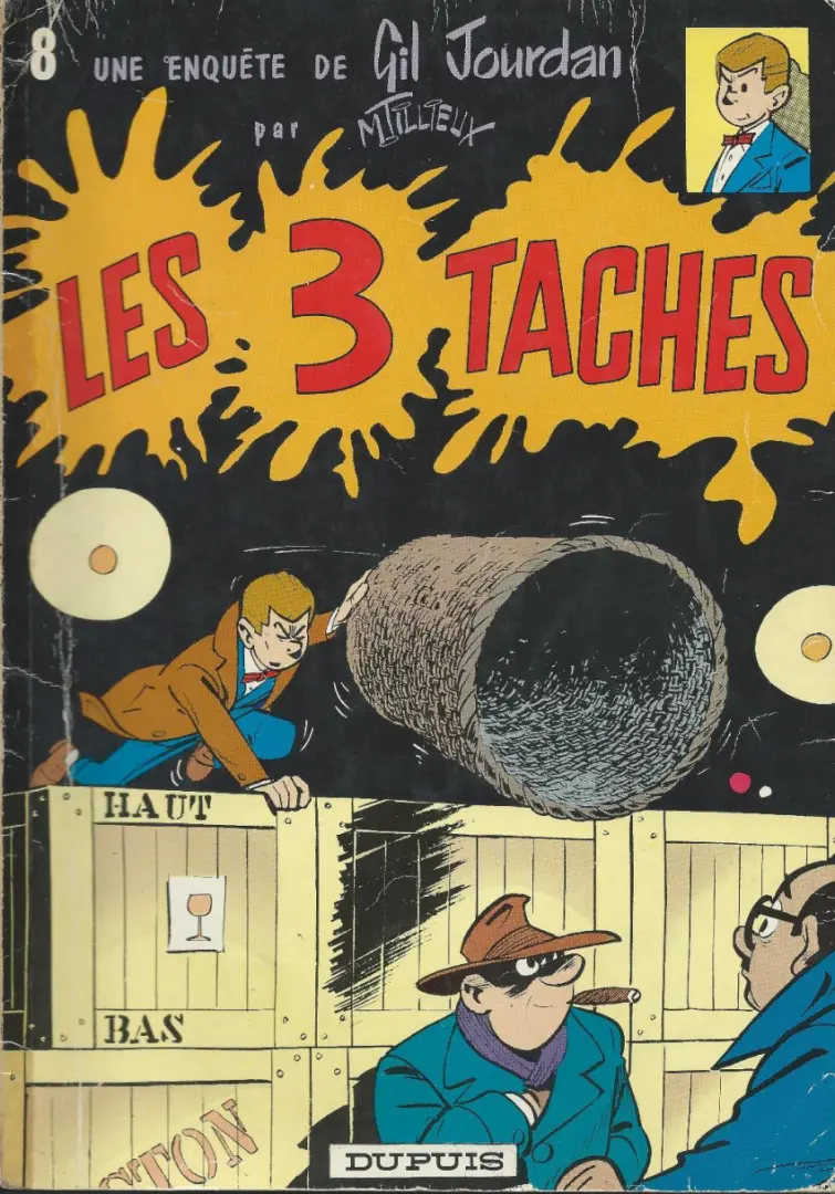 Couverture de l'album Gil Jourdan Tome 8 Les 3 taches