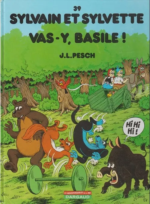 Couverture de l'album Sylvain et Sylvette Tome 39 Vas-y, Basile !