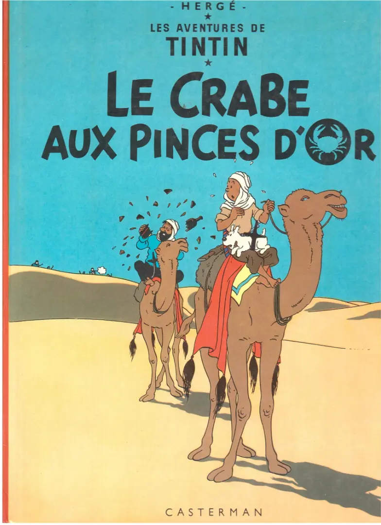Couverture de l'album Tintin Tome 9 Le crabe aux pinces d'or