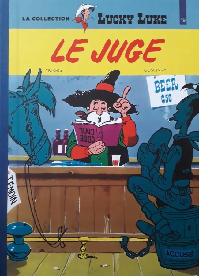 Couverture de l'album Lucky Luke La collection Tome 19 Le juge