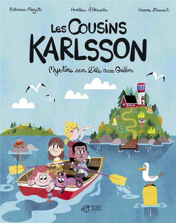 Couverture de l'album Les cousins Karlsson 1 Mystère sur l'île aux Grèbes