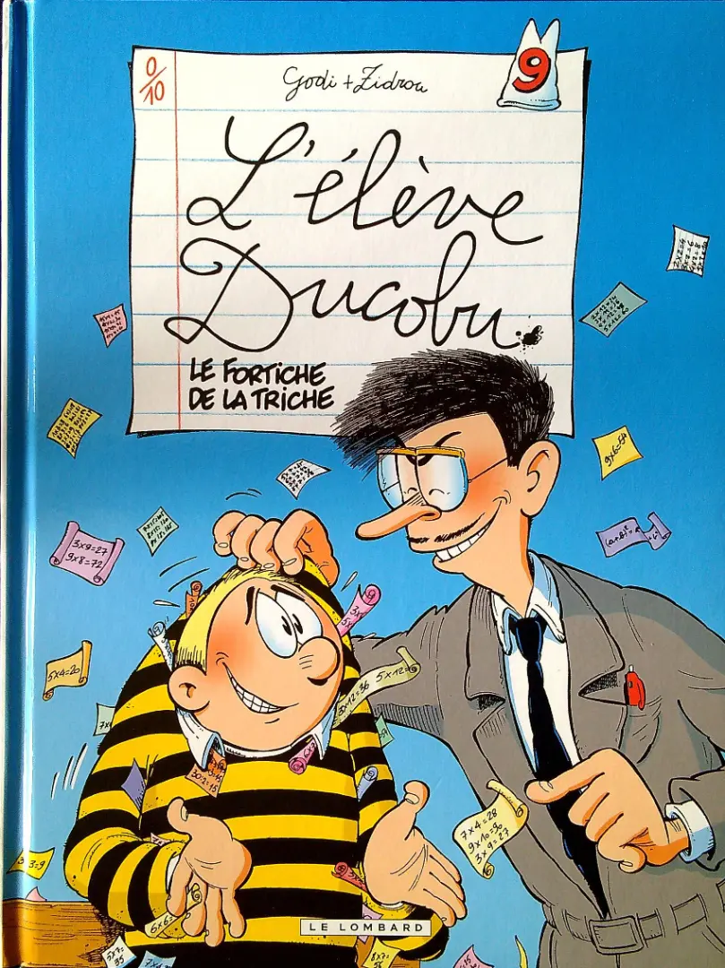 Couverture de l'album L'Élève Ducobu Tome 9 Le fortiche de la triche