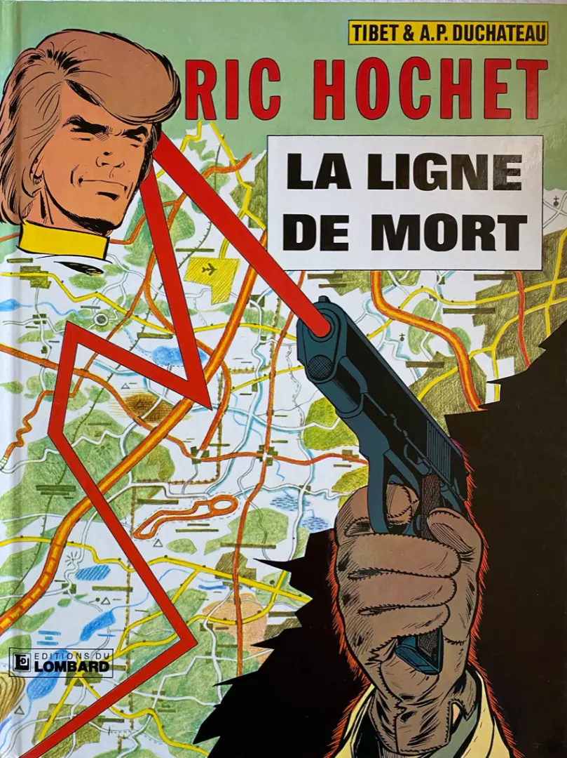 Couverture de l'album Ric Hochet Tome 23 La ligne de la Mort