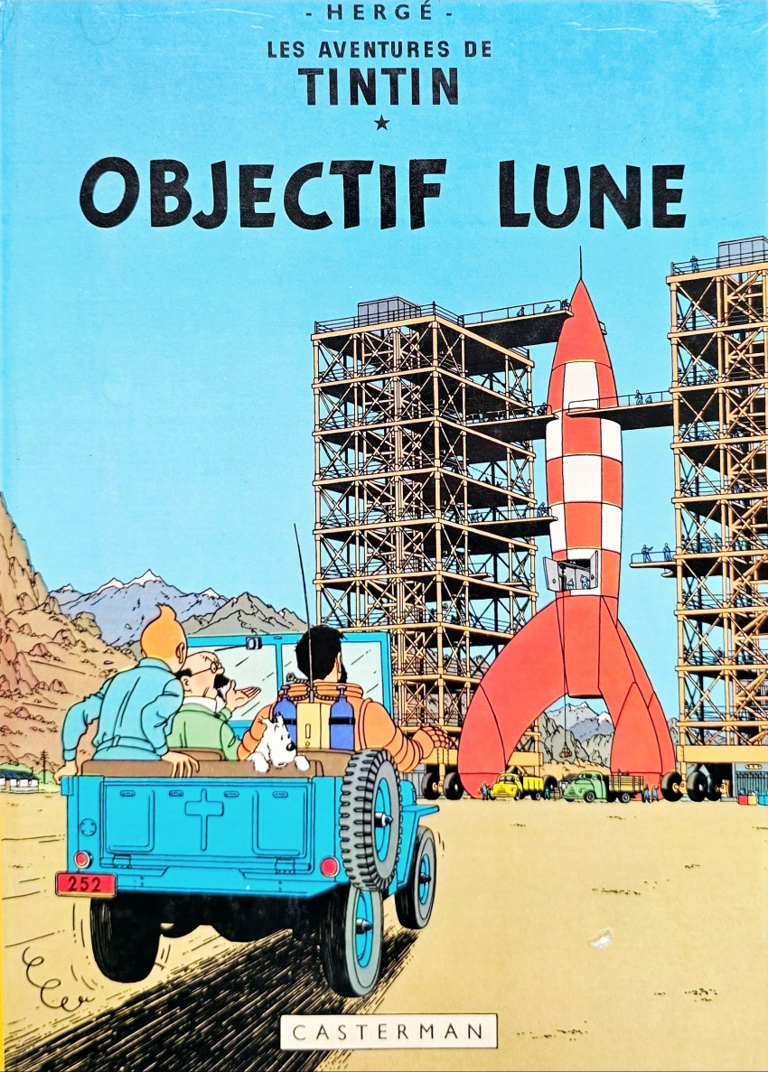 Couverture de l'album Tintin Tome 16 Objectif Lune