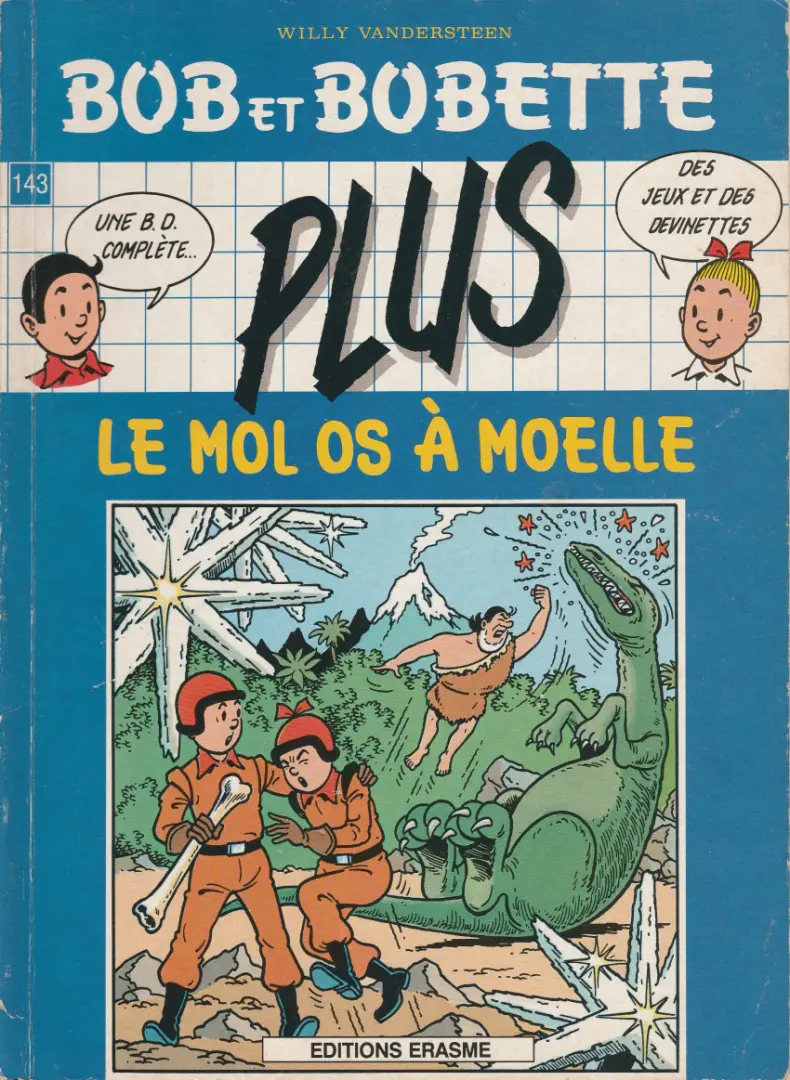 Couverture de l'album Bob et Bobette Tome 143 Le mol os à moelle