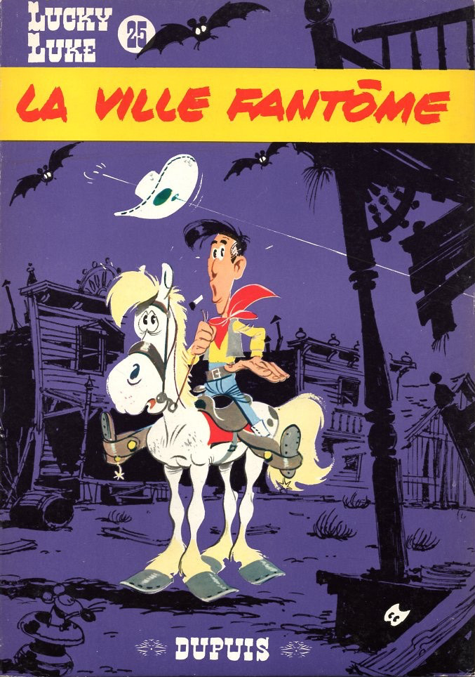 Couverture de l'album Lucky Luke Tome 25 La Ville Fantôme