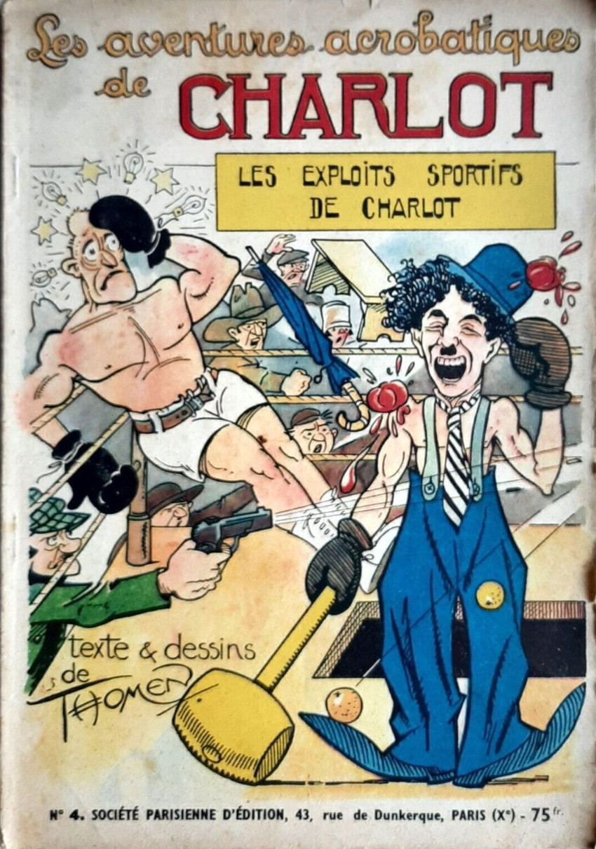 Couverture de l'album Charlot 1ère Série - SPE Tome 4 Les exploits sportifs de Charlot