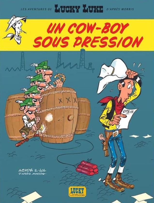 Couverture de l'album Les aventures de Lucky Luke Tome 11 Un cow-boy sous pression