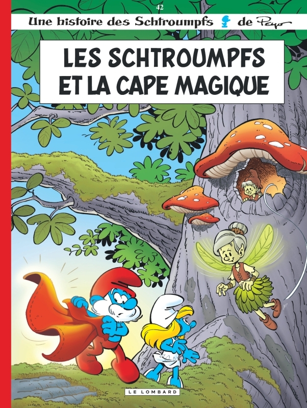 Couverture de l'album Les Schtroumpfs Tome 42 Les Schtroumpfs et la cape magique