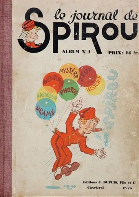 Couverture de l'album Le journal de Spirou Album N° 1