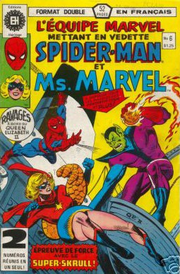 Couverture de l'album L'Équipe Marvel Tome 6 Spider-Man et Ms. Marvel