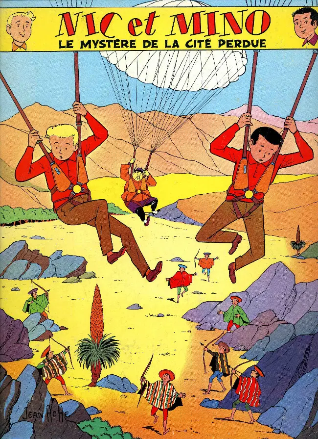 Couverture de l'album Nic et Mino Tome 2 Le mystère de la cité perdue