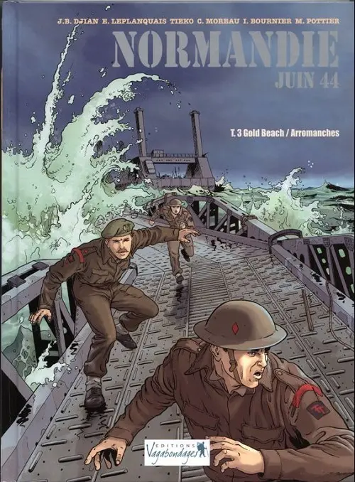 Couverture de l'album Normandie juin 44 Tome 3 Gold beach / Arromanches