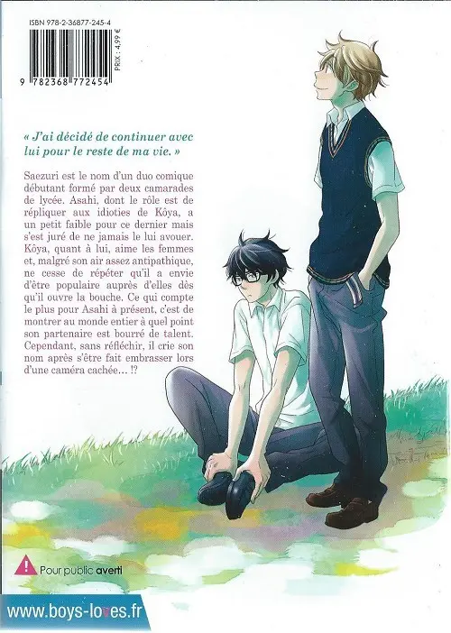 Verso de l'album Saezuri Rule