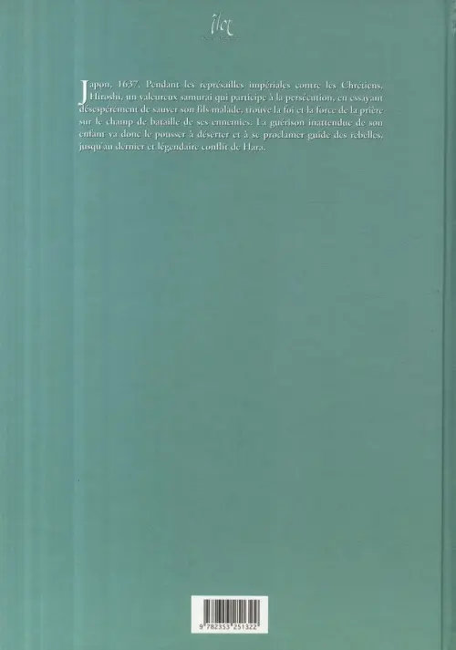 Verso de l'album Shimabara /Haïku Tome 1
