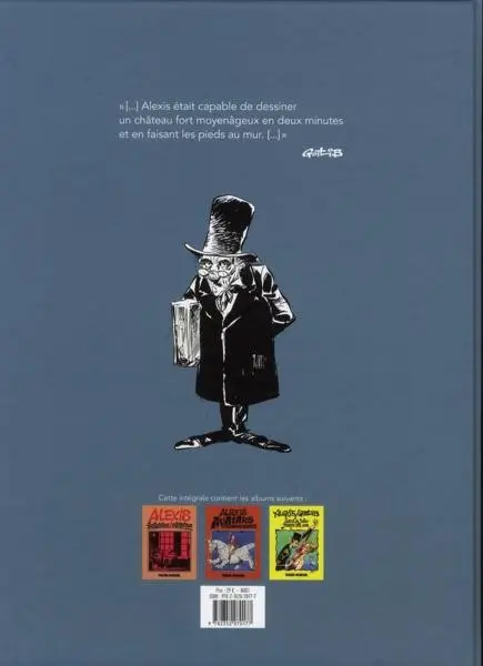 Verso de l'album Alexis + Gotlib - Intégrale