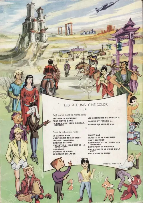 Verso de l'album Le troupeau de Carla