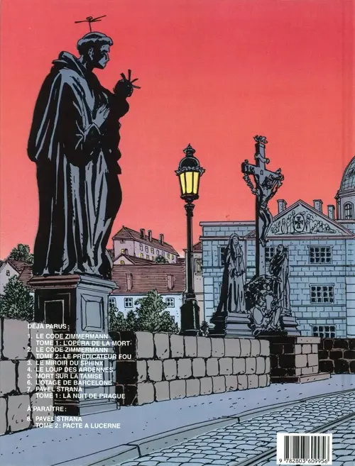 Verso de l'album Victor Sackville Tome 7 Pavel Strana 1 - La nuit de Prague