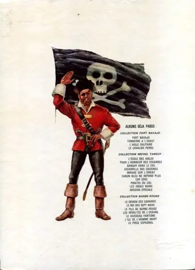 Verso de l'album Barbe-Rouge Tome 2 Le roi des sept mers