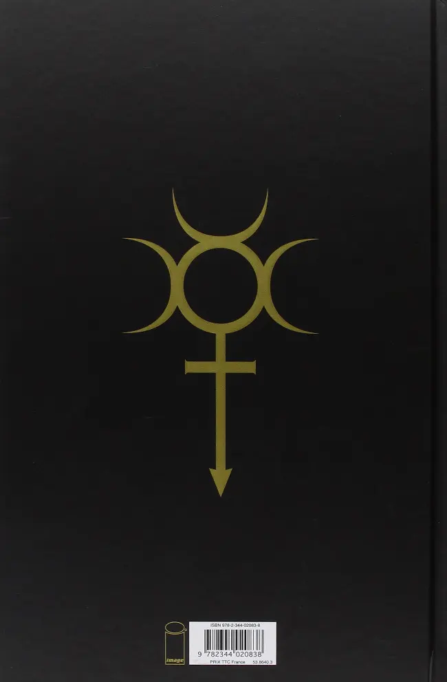 Verso de l'album Black Magick Tome 1 Réveil