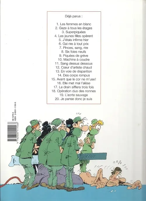 Verso de l'album Les Femmes en Blanc Tome 1