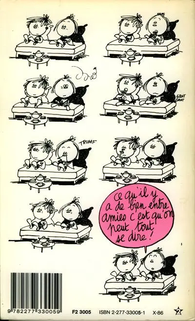 Verso de l'album Les GnanGnan