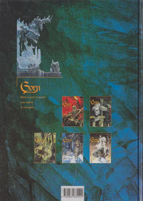 Verso de l'album Gorn Tome 1 Même la mort...