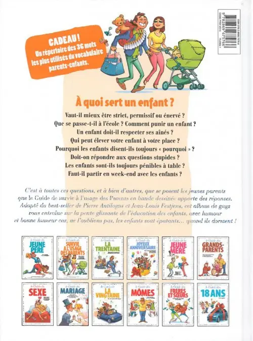 Verso de l'album Le Guide Tome 5 Le guide de survie à l'usage des parents