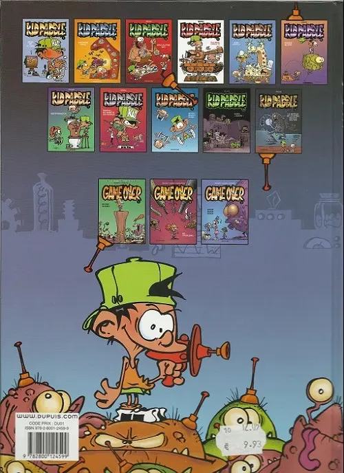 Verso de l'album Kid Paddle Tome 3 Apocalypse Boy