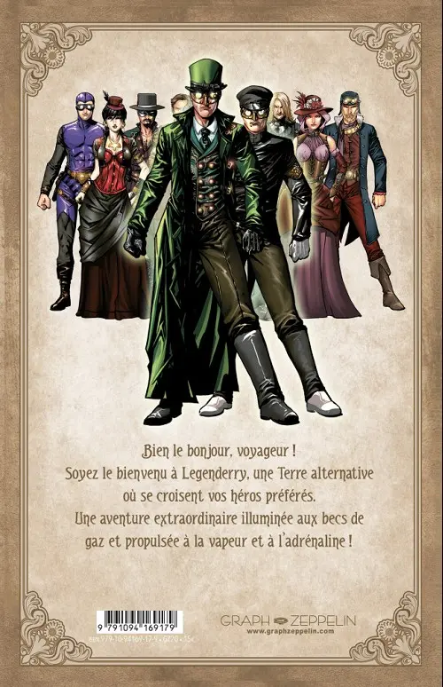 Verso de l'album Legenderry Tome 2 Green hornet