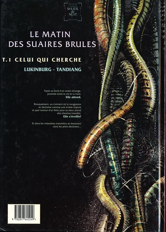Verso de l'album Le Matin des suaires brûlés Tome 1 Celui qui cherche