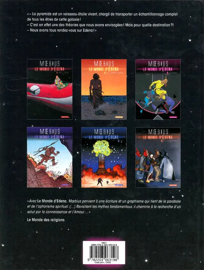 Verso de l'album Le Monde d'Edena Tome 3 La Déesse