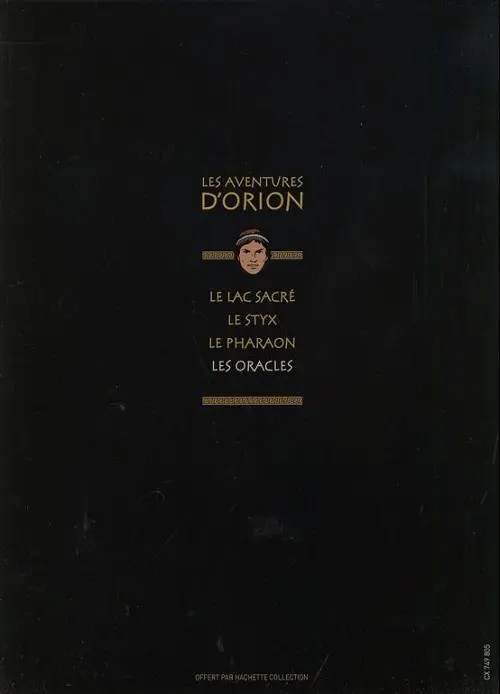 Verso de l'album Orion Tome 4 Les oracles