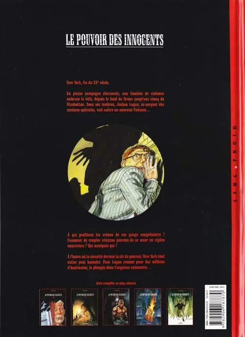 Verso de l'album Le Pouvoir des Innocents Tome 1 Joshua